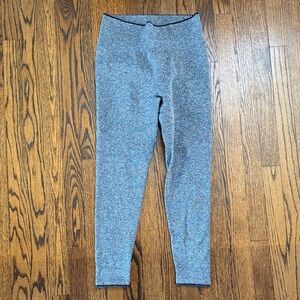 B36 Peloton Women’s Heather Gray Navy Activewear High Rise Leggings